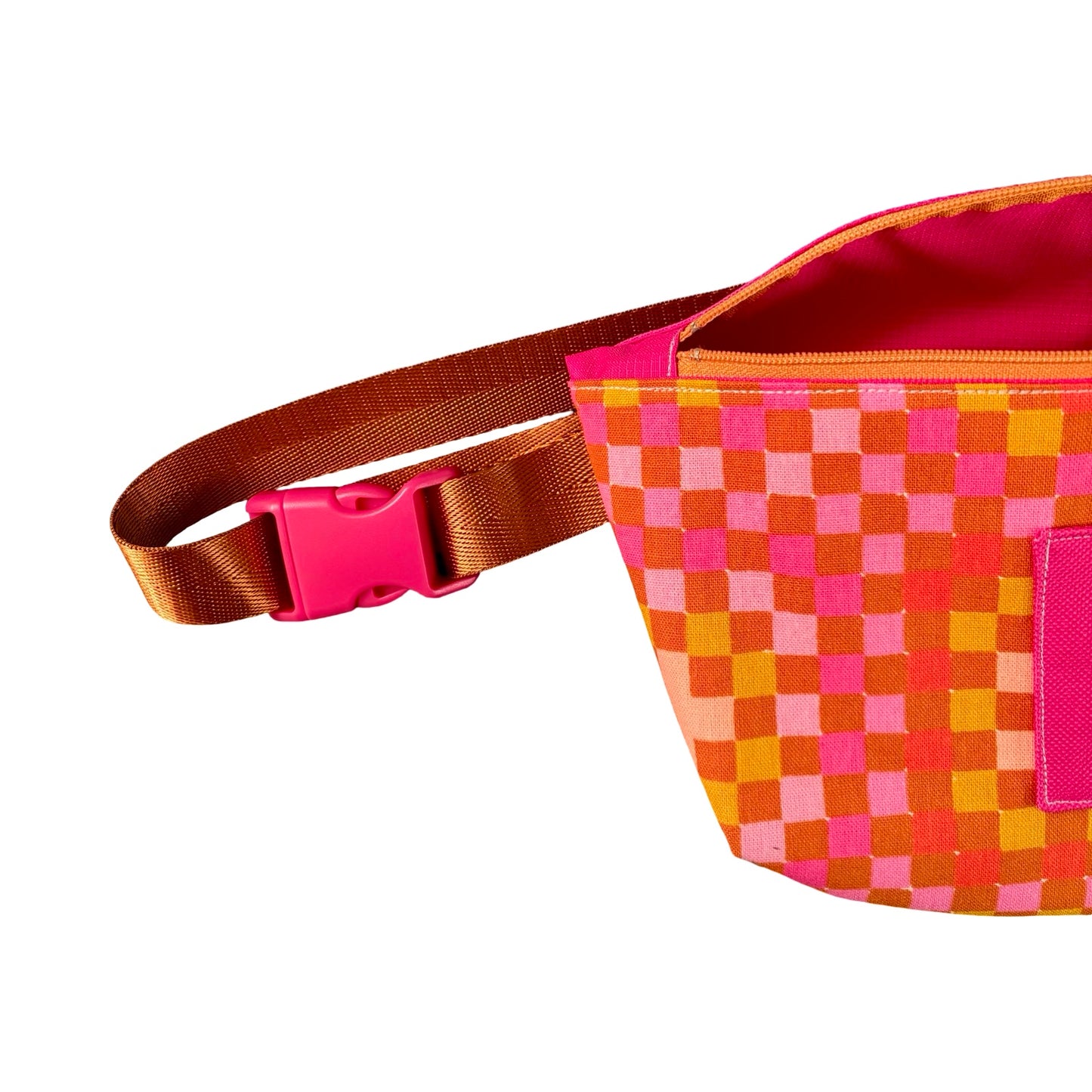 Pink Checkered Fannypack