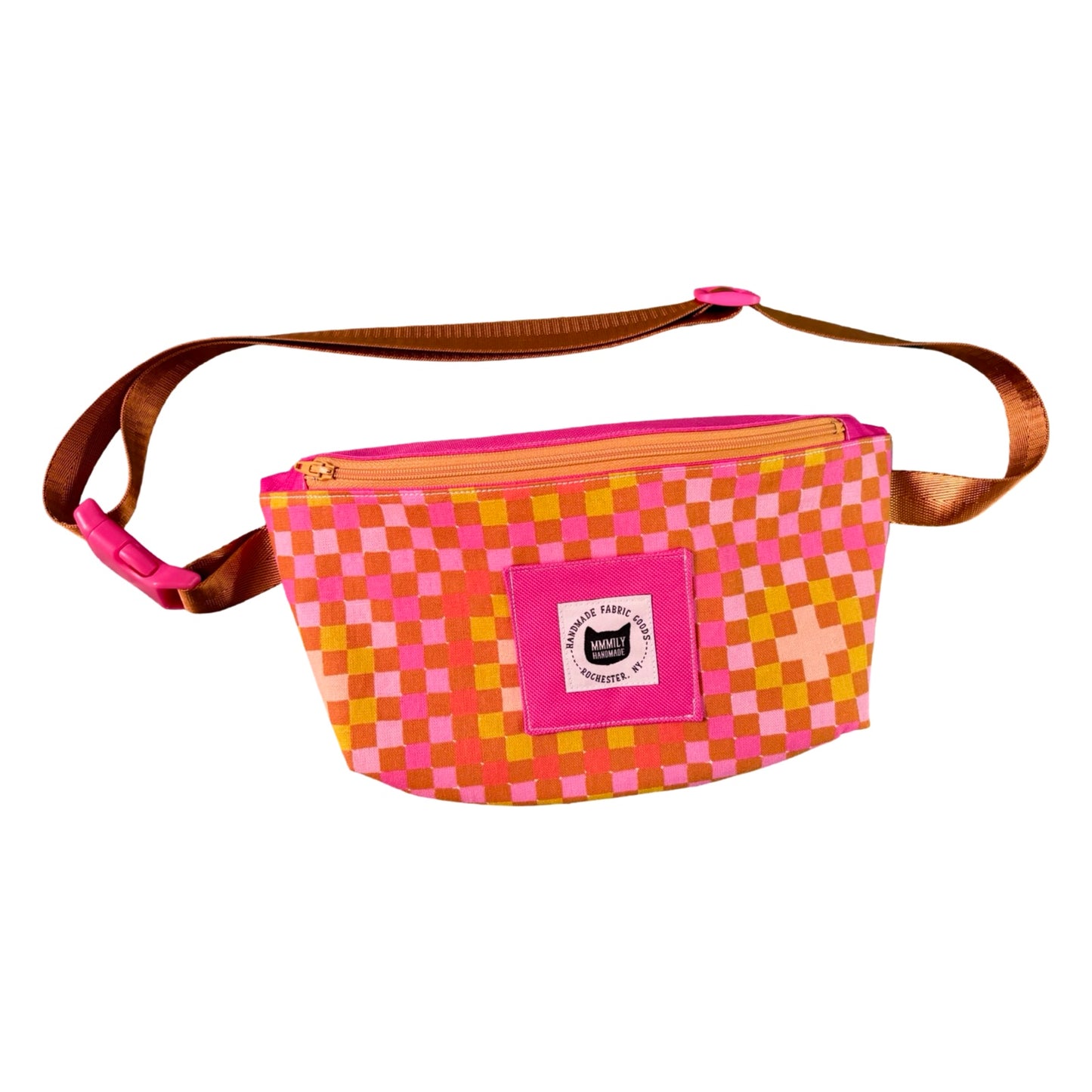 Pink Checkered Fannypack