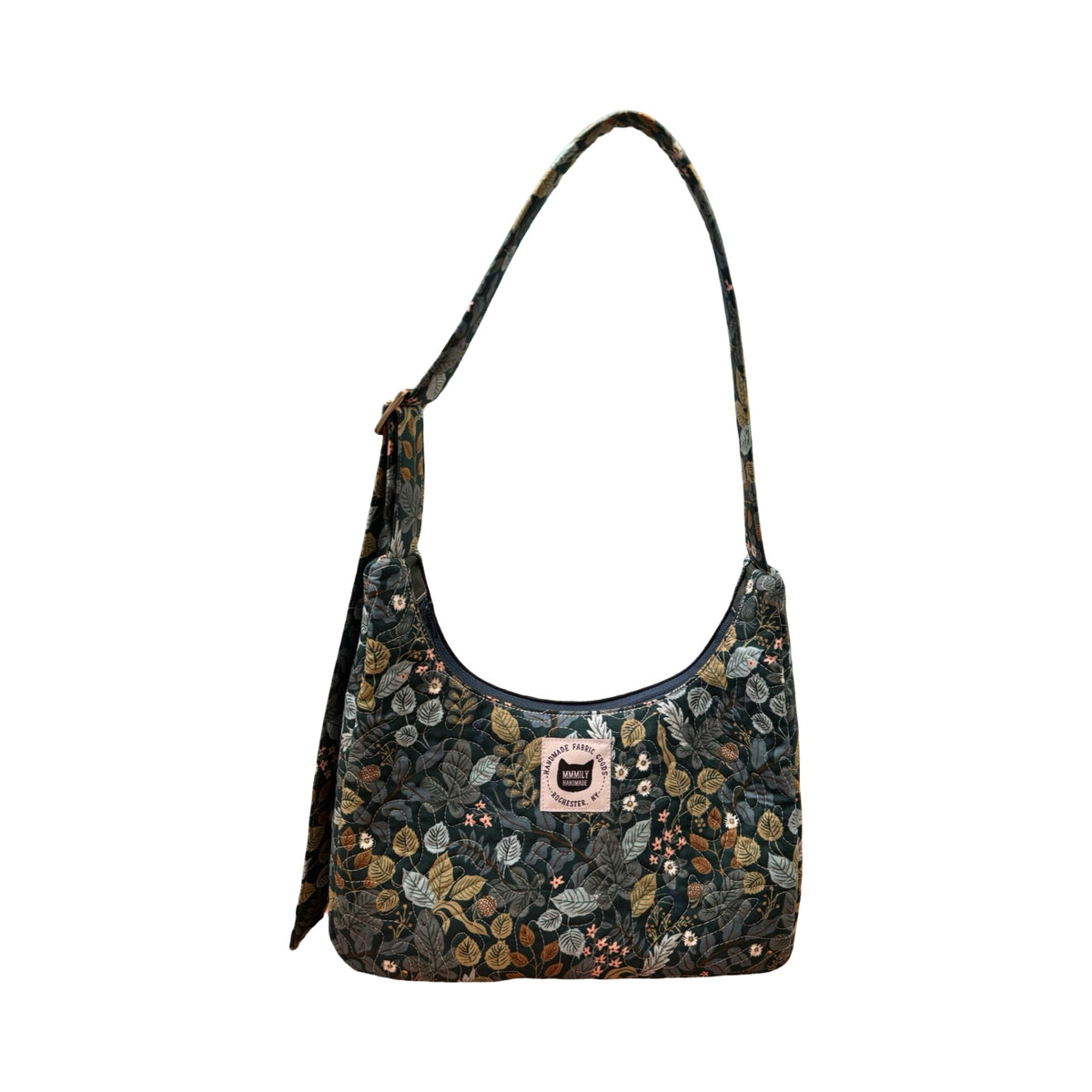 Vintage Garden Crescent Bag