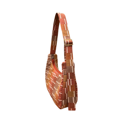 Southwest Stripe Crescent Bag