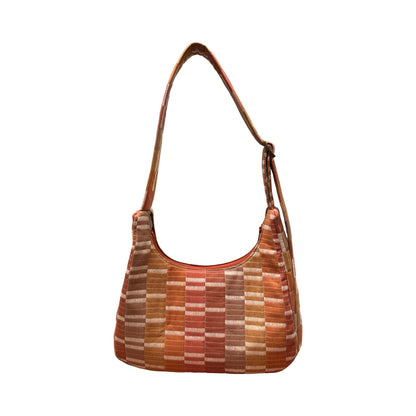Southwest Stripe Crescent Bag