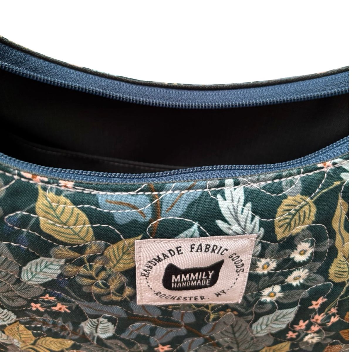 Vintage Garden Crescent Bag