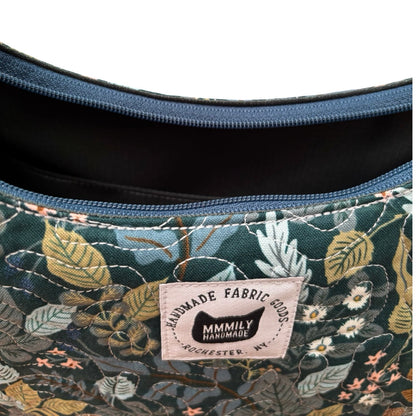 Vintage Garden Crescent Bag