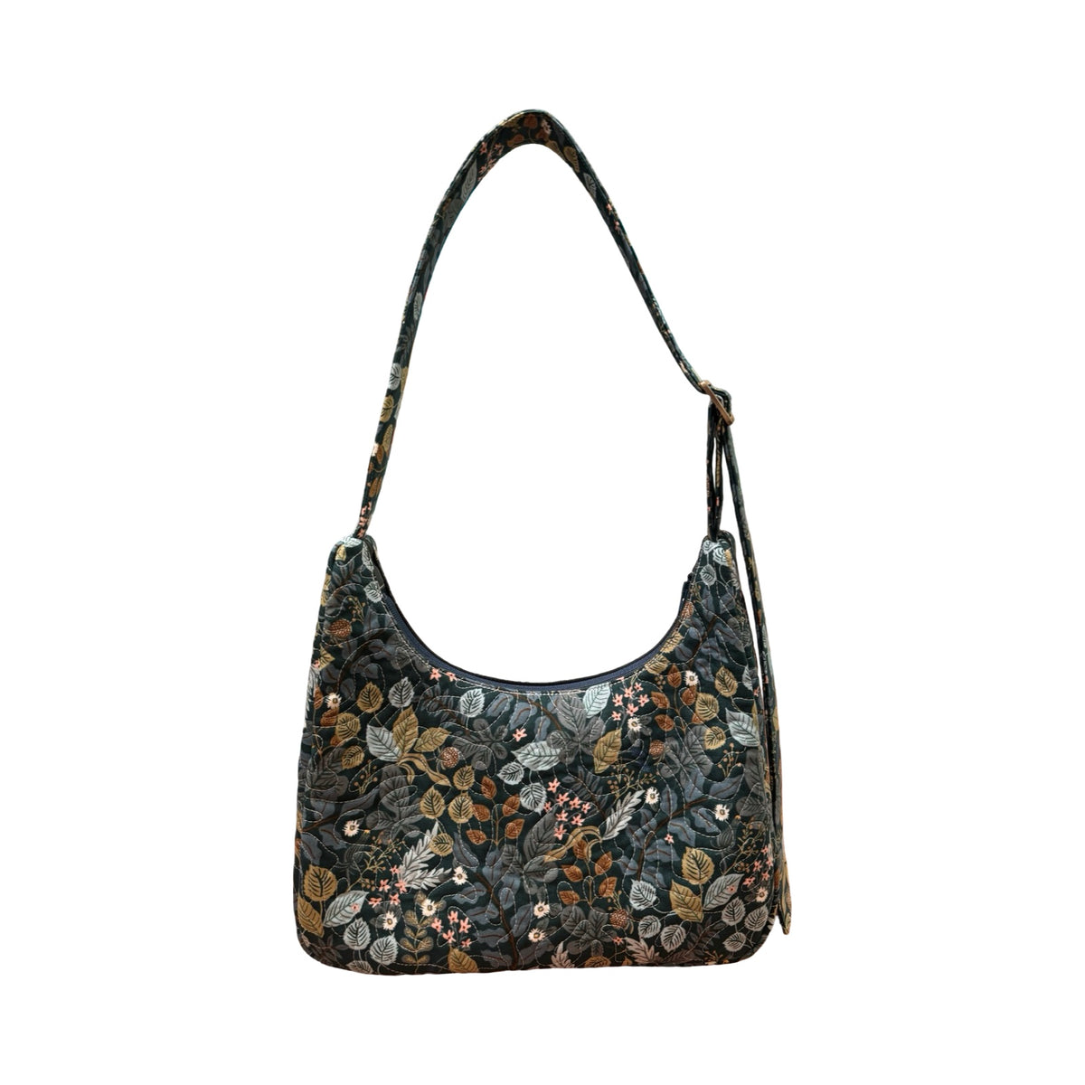 Vintage Garden Crescent Bag