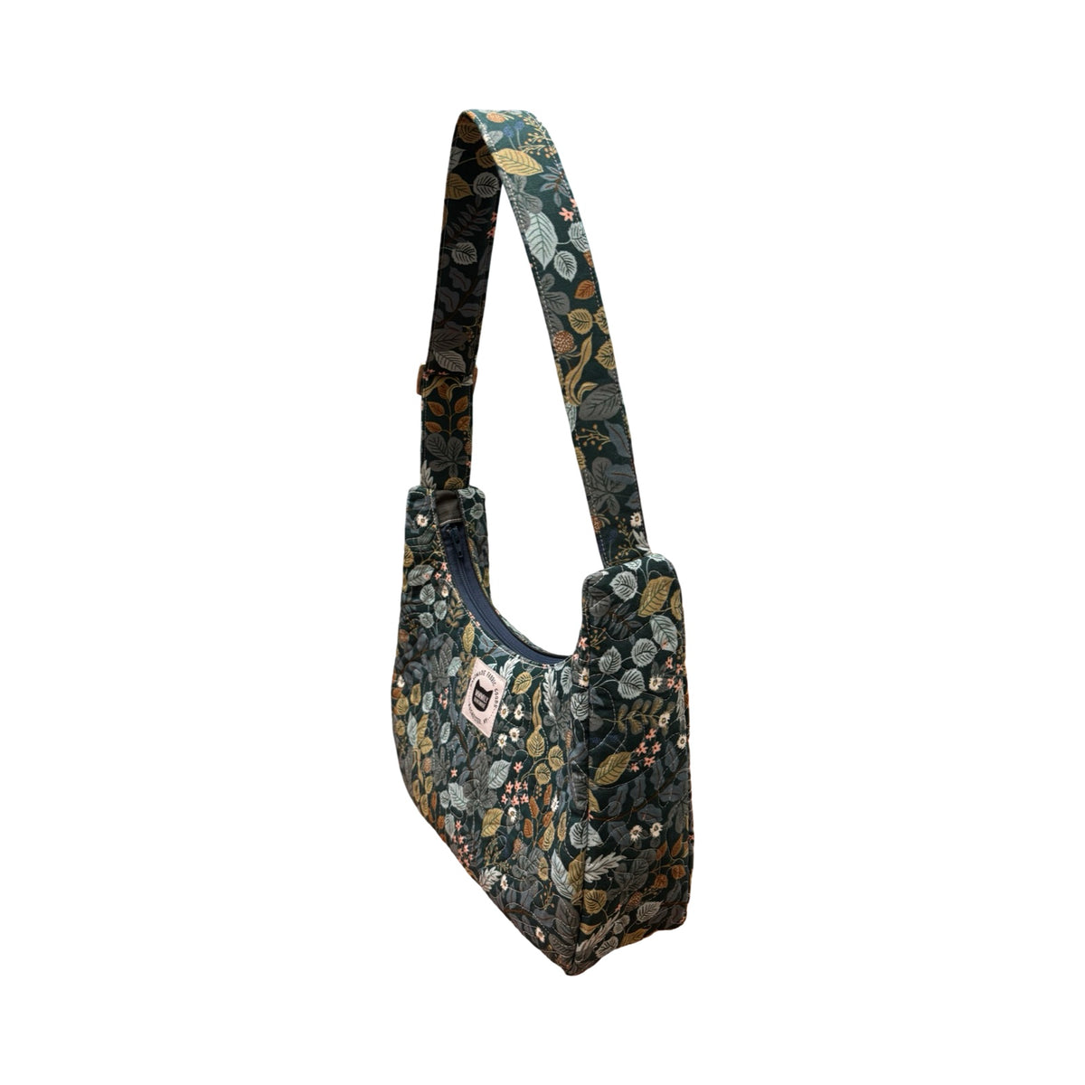 Vintage Garden Crescent Bag