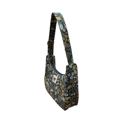Vintage Garden Crescent Bag