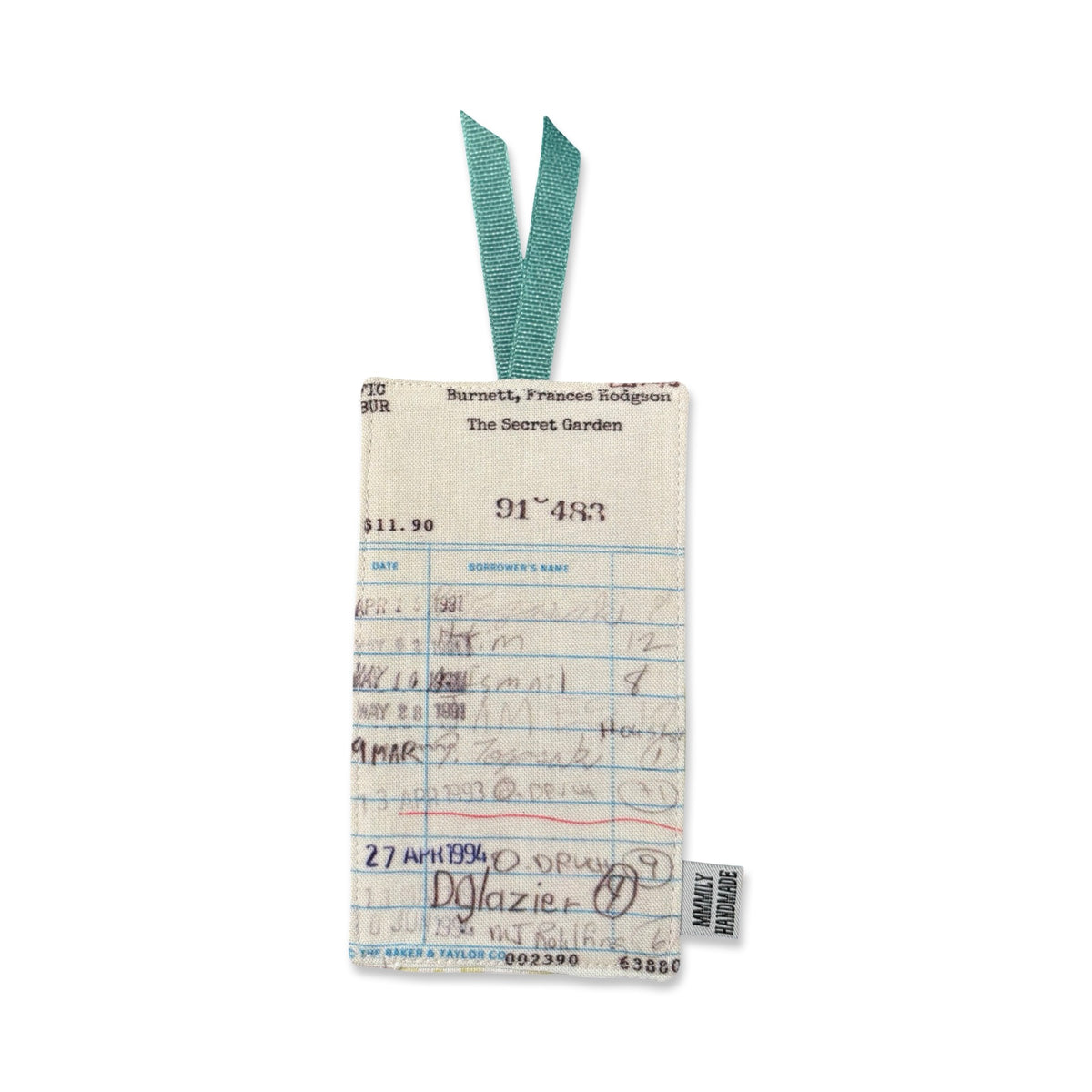 Library Card Bookmarks