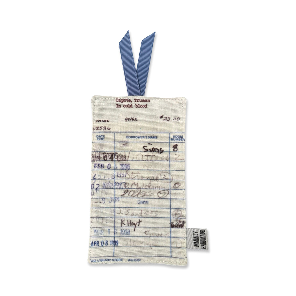 Library Card Bookmarks