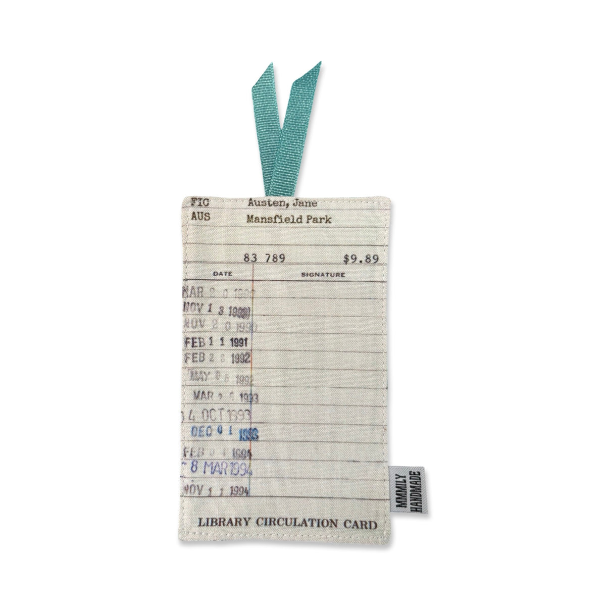 Library Card Bookmarks