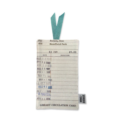 Library Card Bookmarks