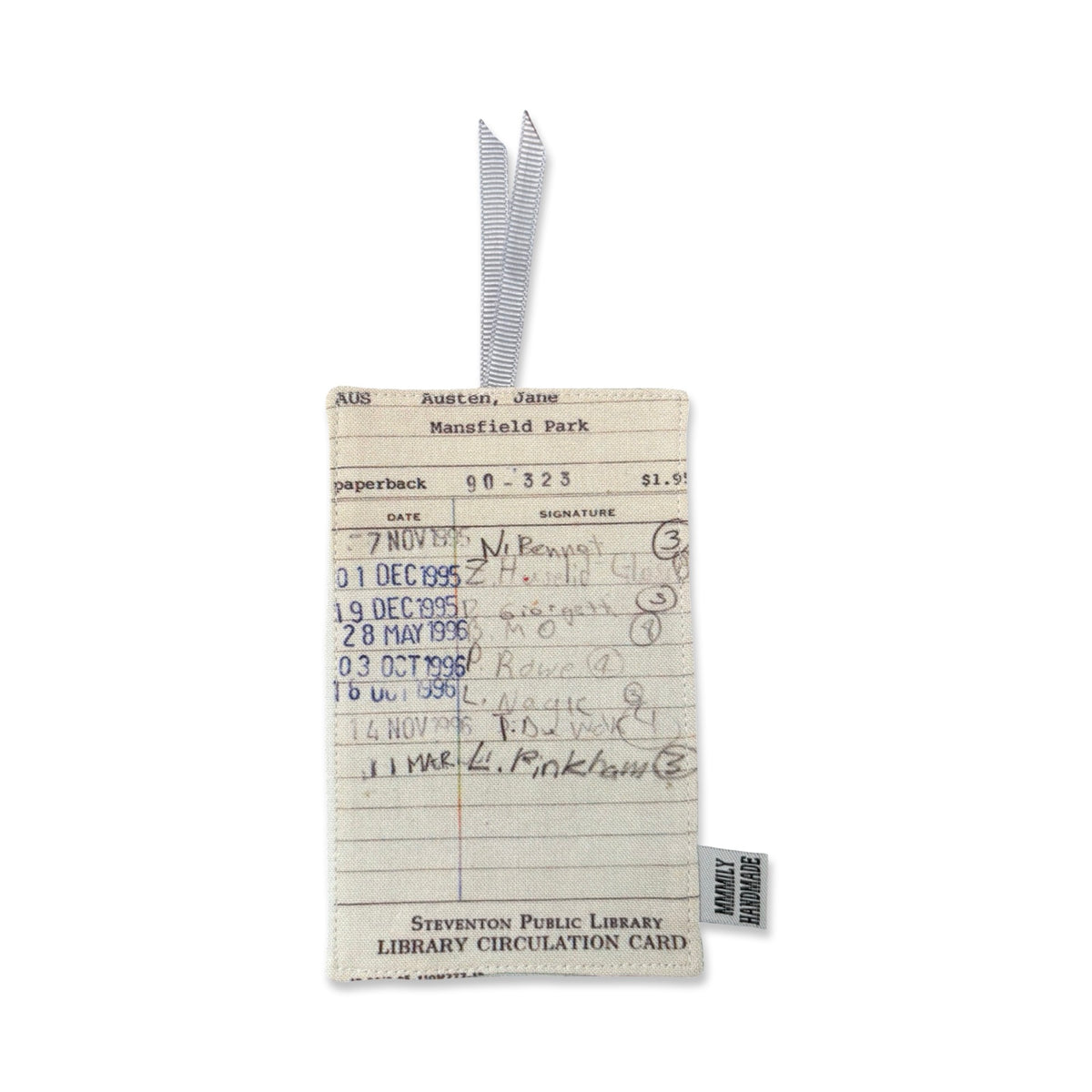 Library Card Bookmarks
