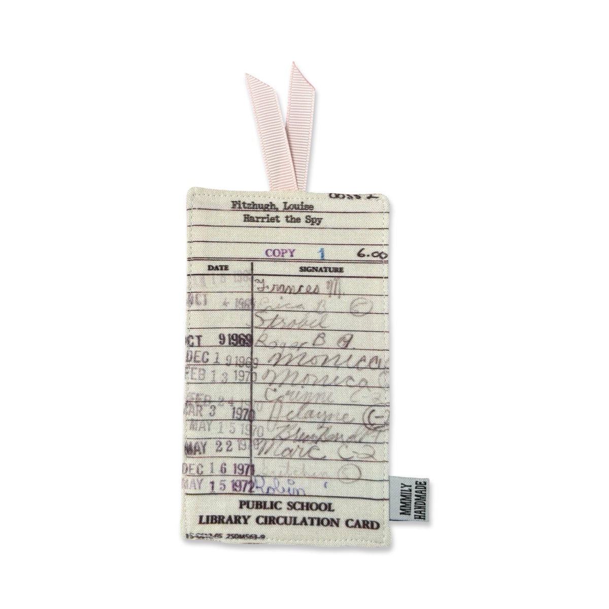Library Card Bookmarks