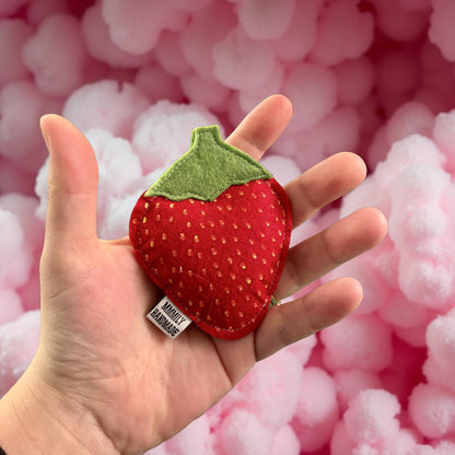Strawberry Catnip Toy