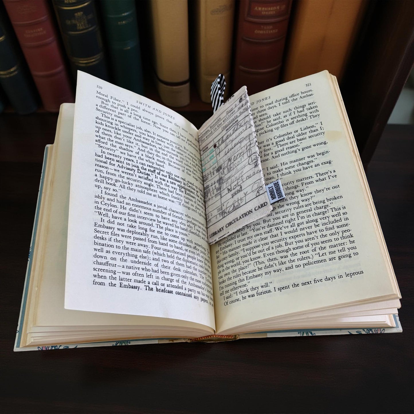 Library Card Bookmarks