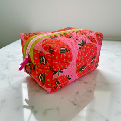 Strawberries Dopp Kit