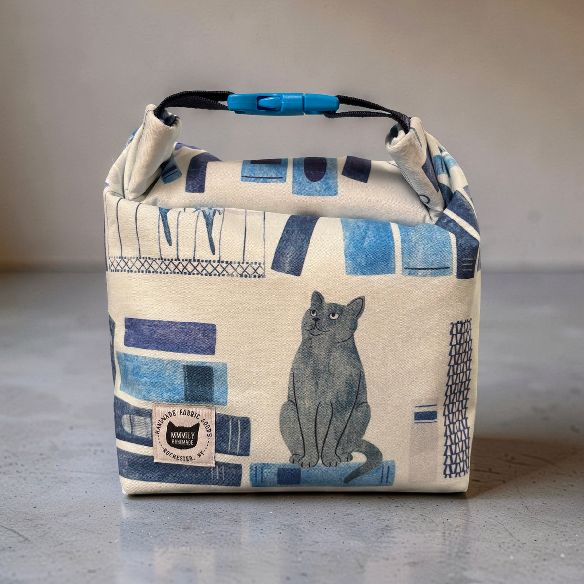 Library Cat Lunch Bag