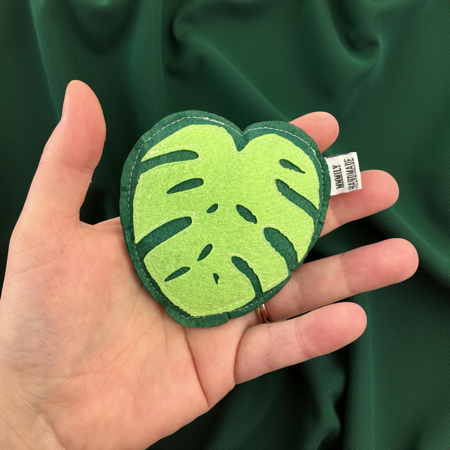 Monstera Leaf Catnip Toy