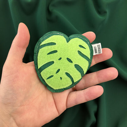 Monstera Leaf Catnip Toy