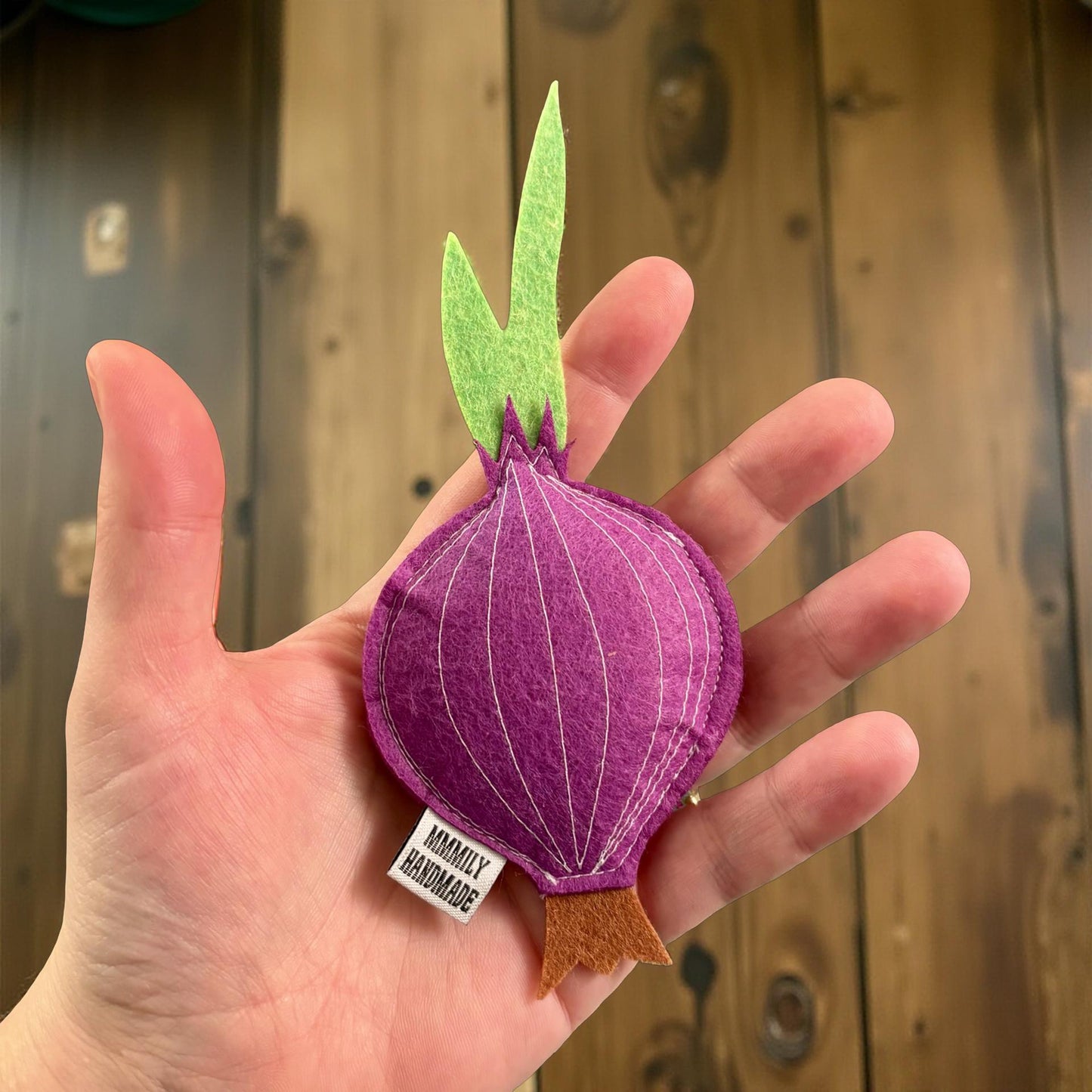 Red Onion Catnip Toy