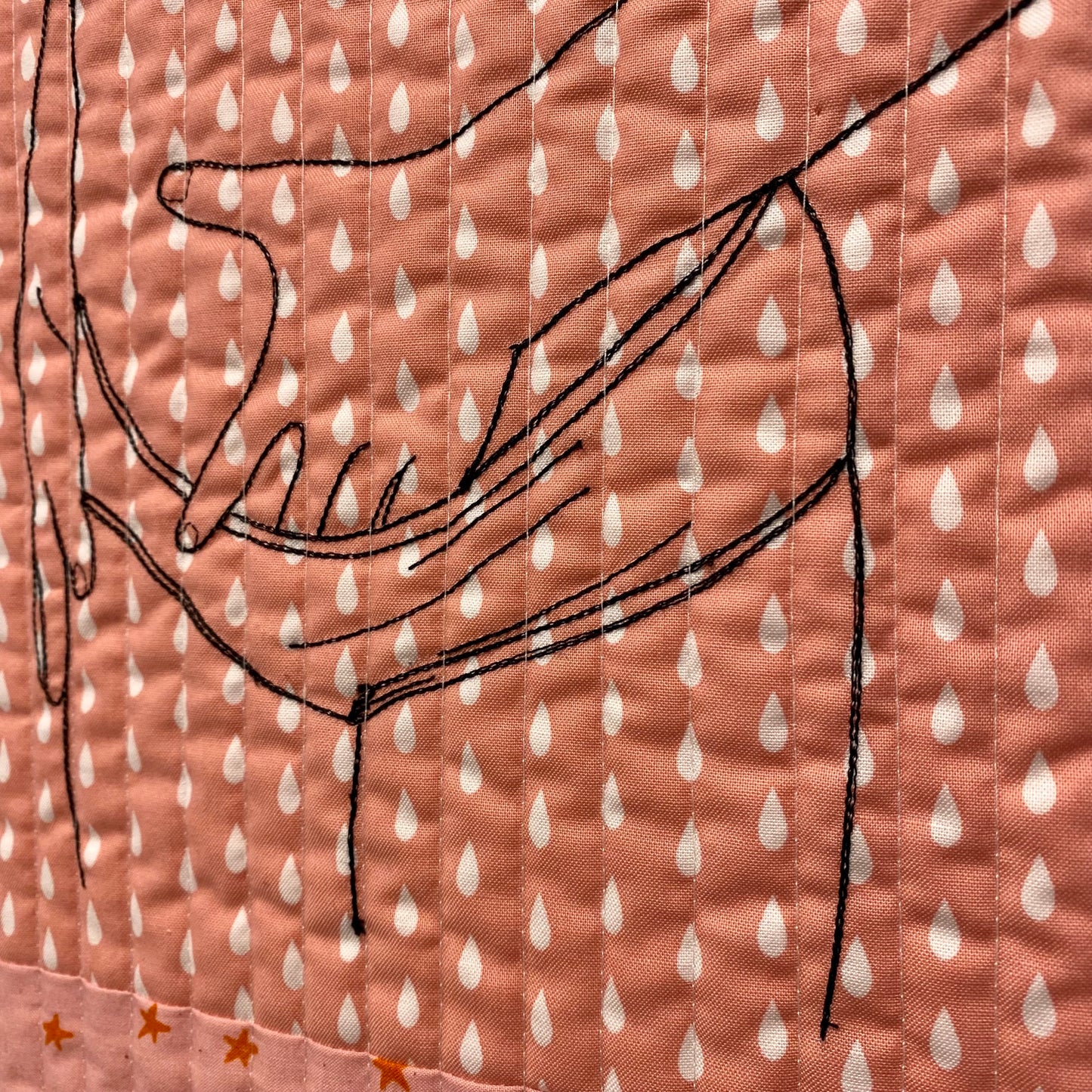 "After the Lights Go Out" Quilted Wall Hanging