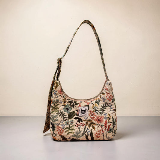 Wildflowers Crescent Bag