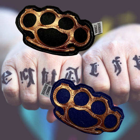 Brass Knuckles Catnip Toy