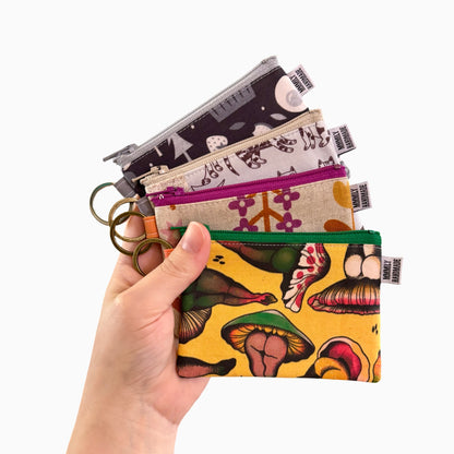 Small Zippered Wallets