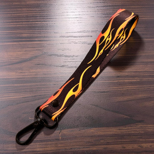 Flames Wristlet Strap