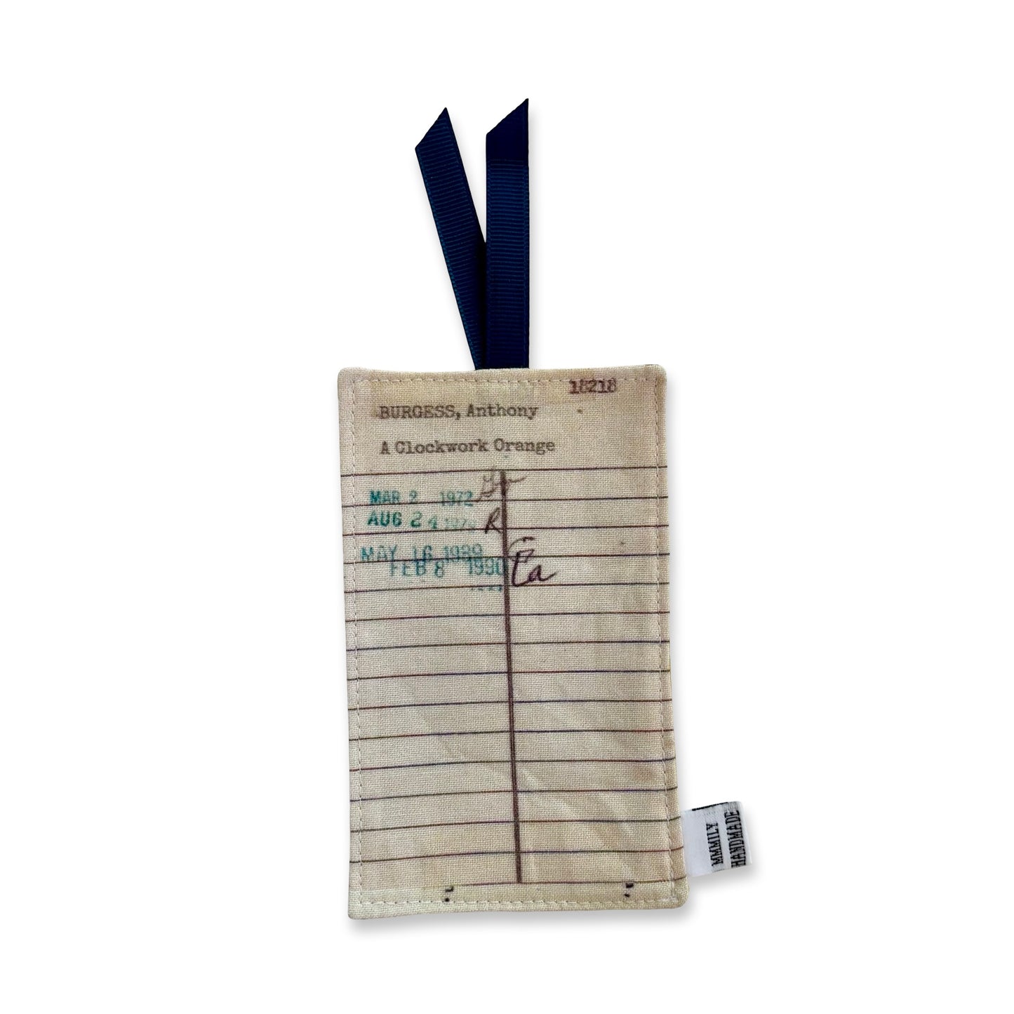 Library Card Bookmarks