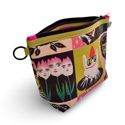 Psychedelic Frog Toiletry Case