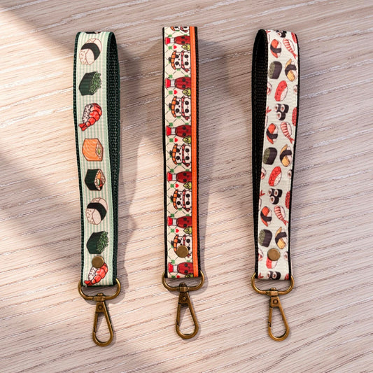 Sushi Wristlet Strap
