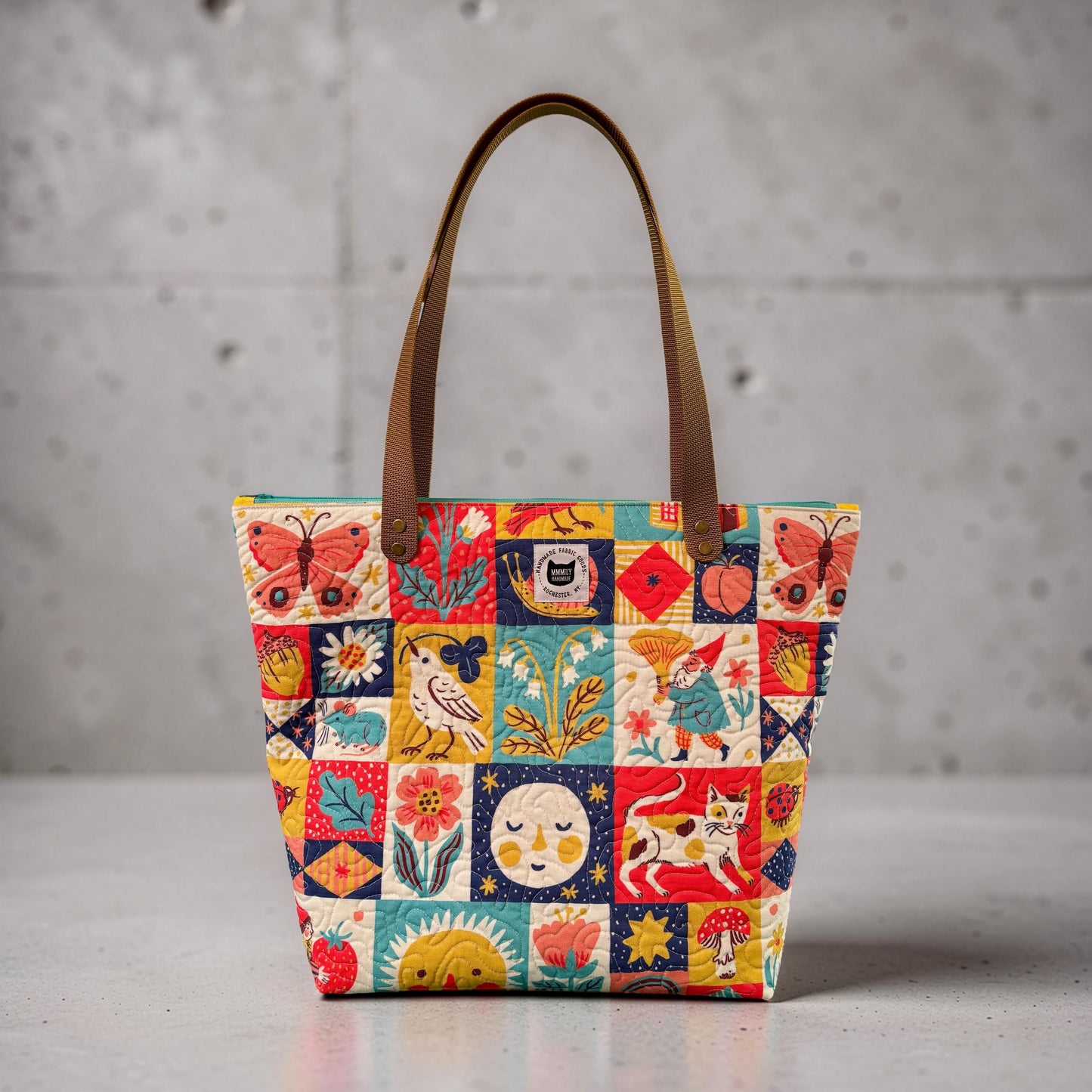 Folktales Quilted Tote