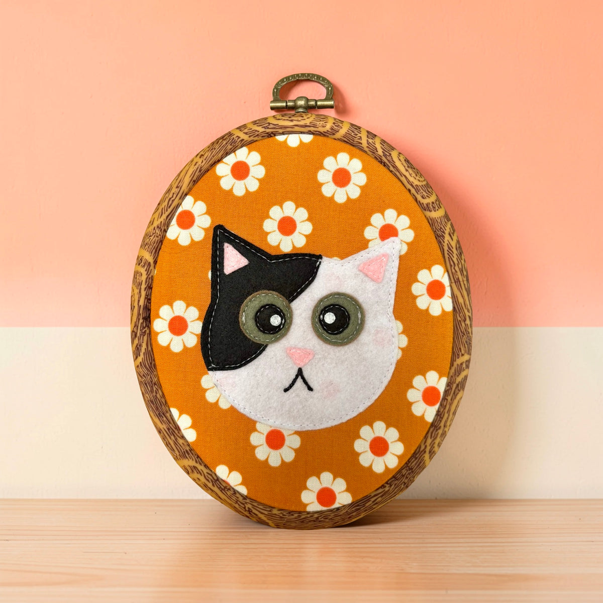 Calico Cat Wall Hanging