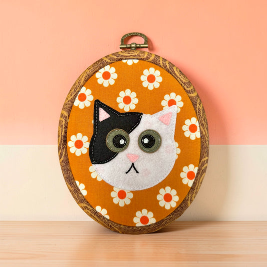 Calico Cat Wall Hanging