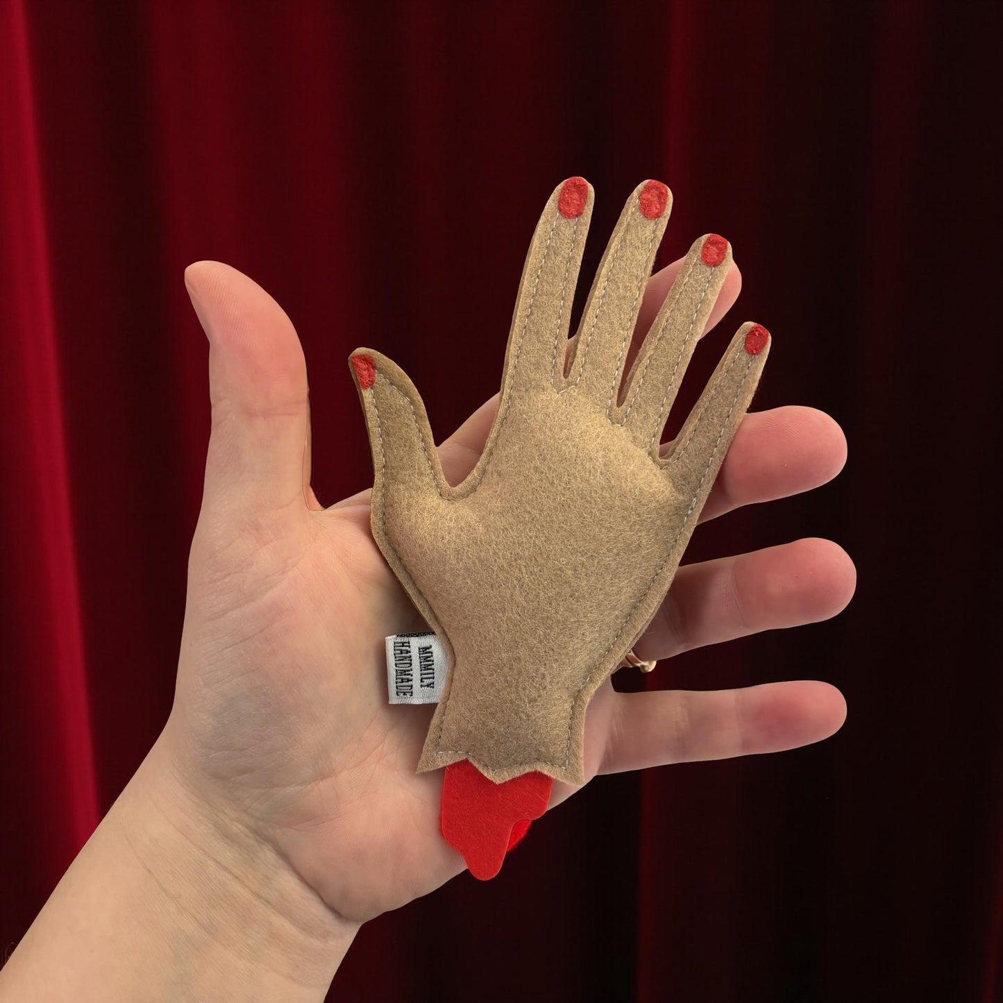 Severed Hand Catnip Toy