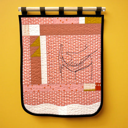 "After the Lights Go Out" Quilted Wall Hanging