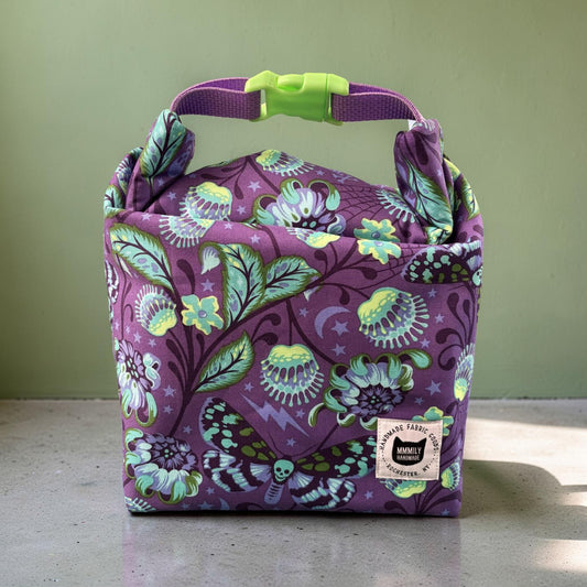 Purple Death Moth Lunch Bag