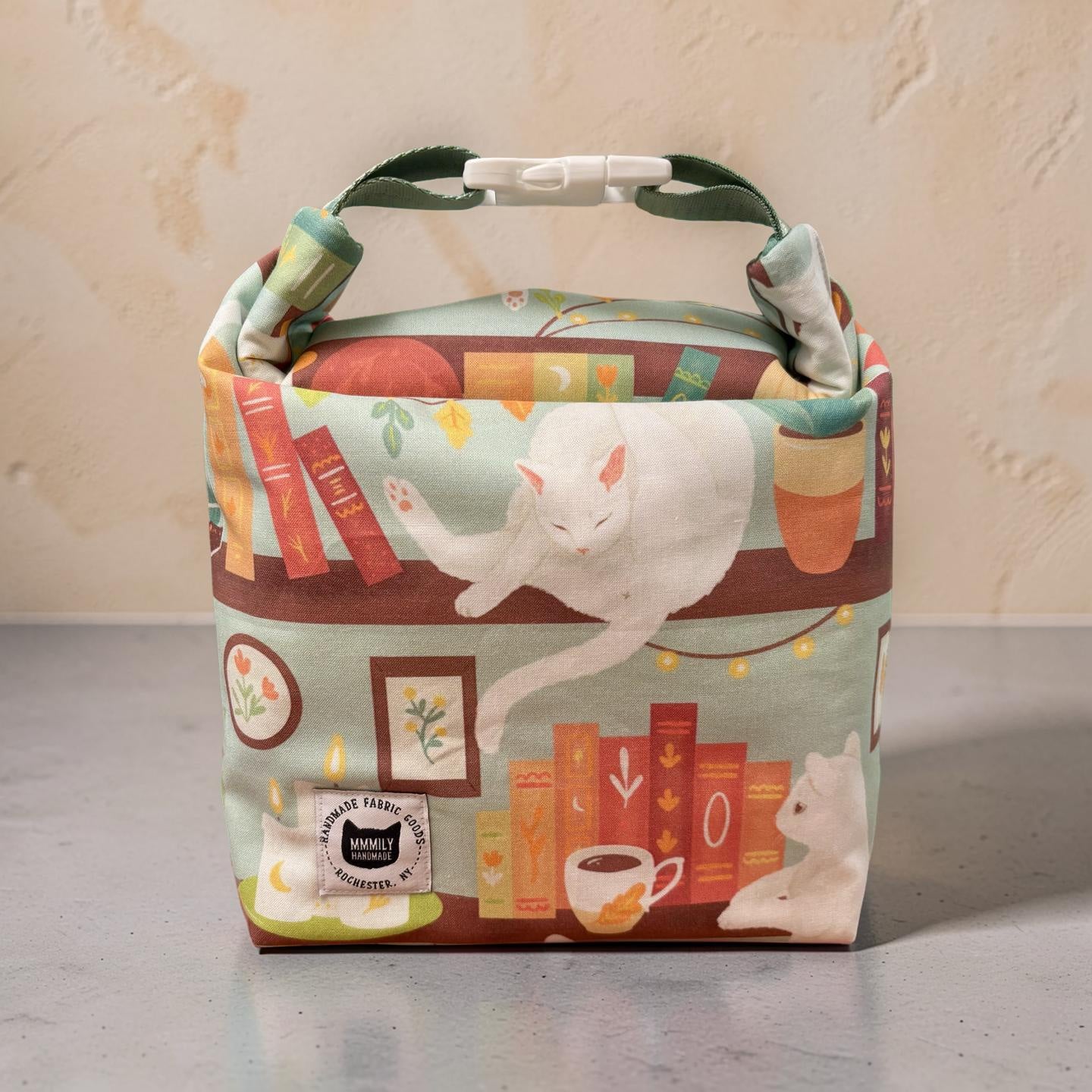 Library Cats Lunch Bag