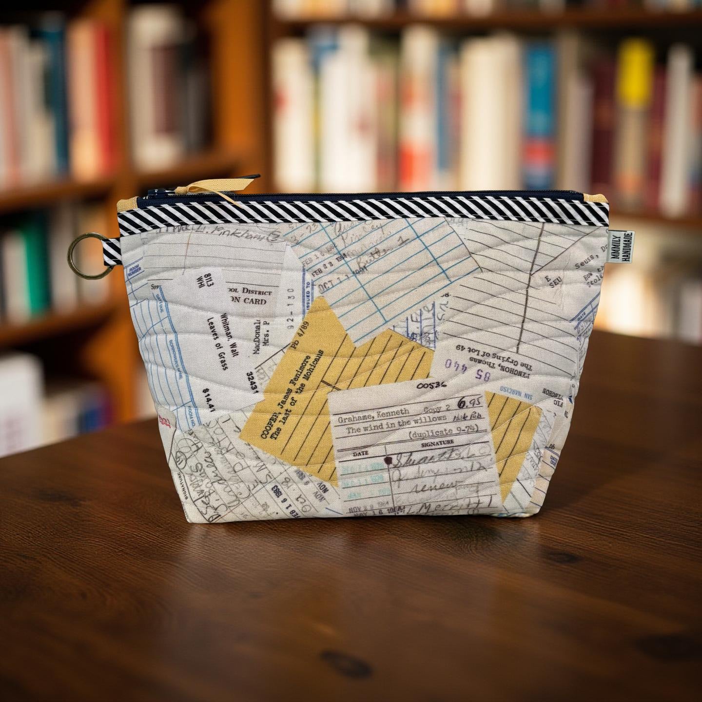 Library Card Toiletry Case