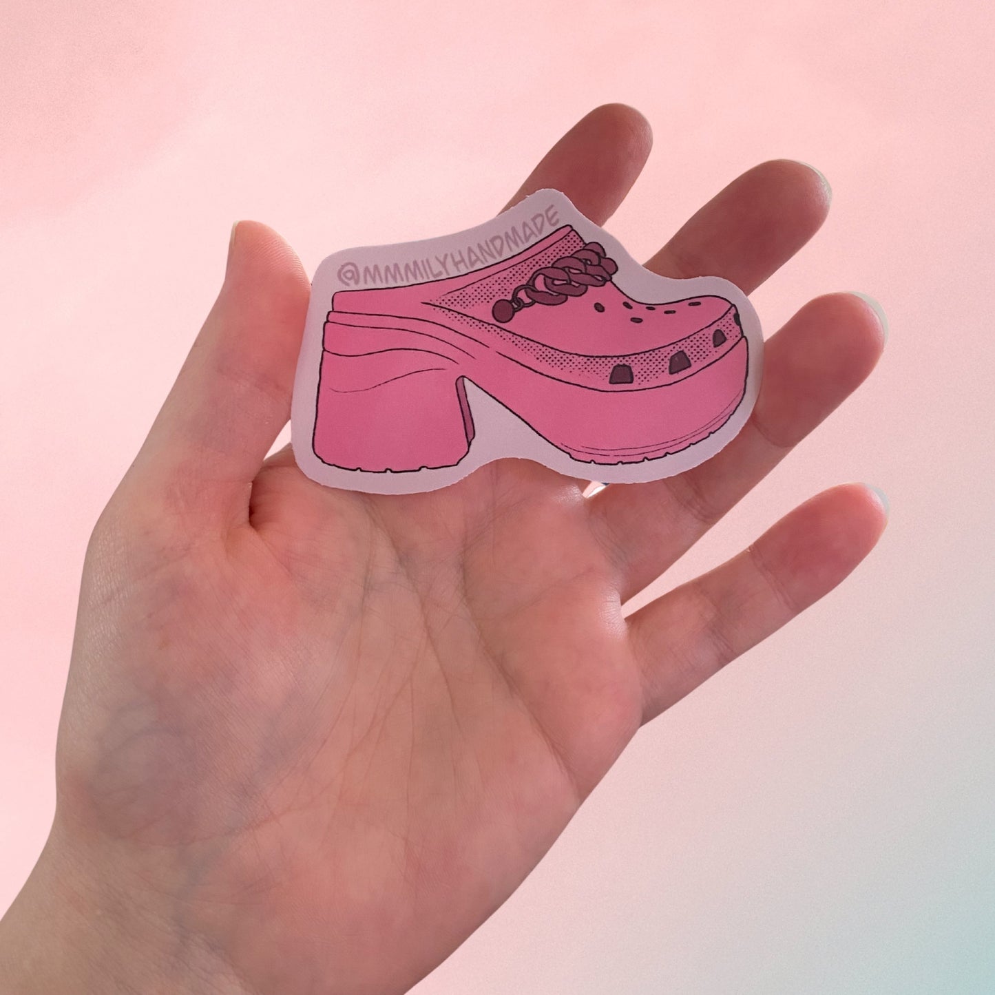 Platform Croc Vinyl Sticker