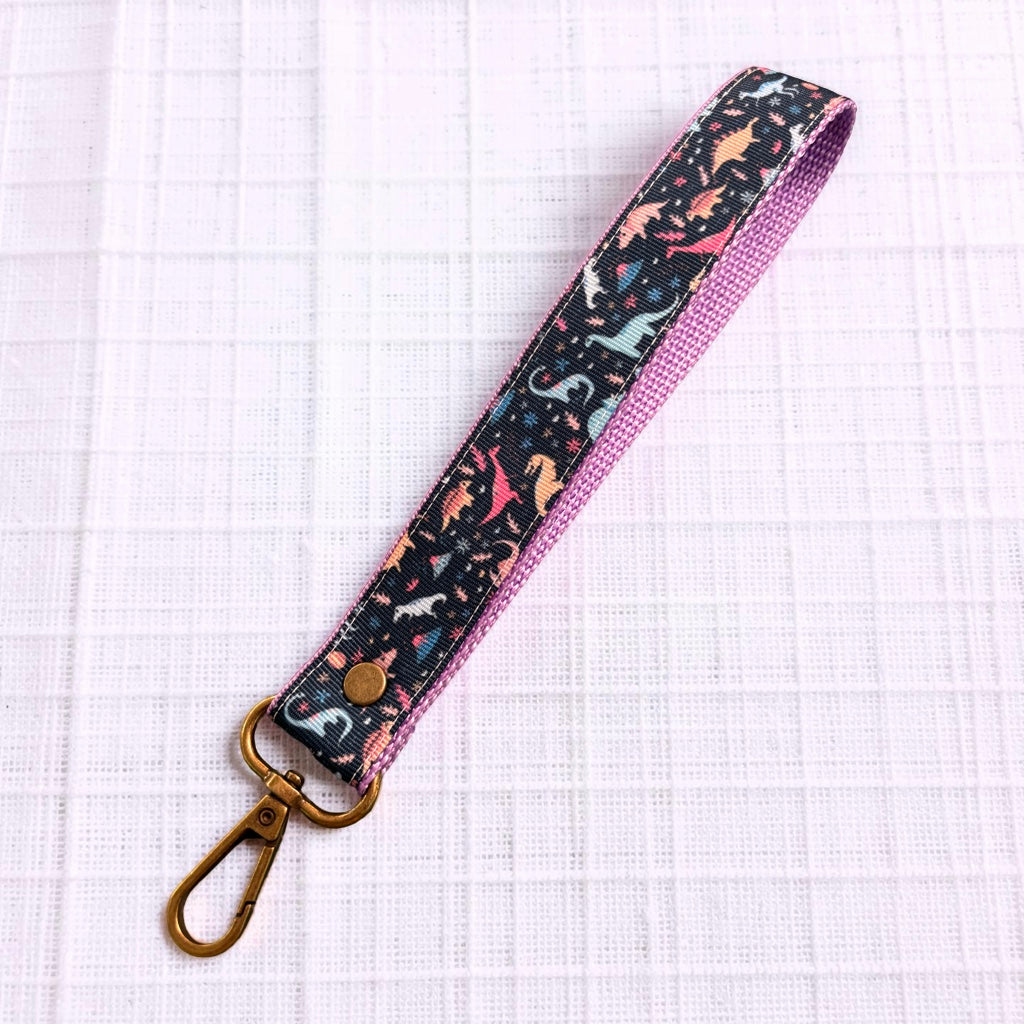 Dinosaur Wristlet Strap