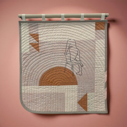 "Dawn of Desire" Quilted Wall Hanging