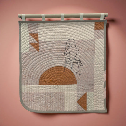 "Dawn of Desire" Quilted Wall Hanging