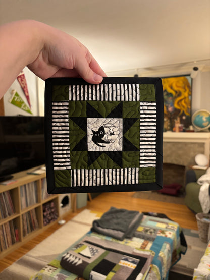 "Cat Fish" Quilted Wall Hanging