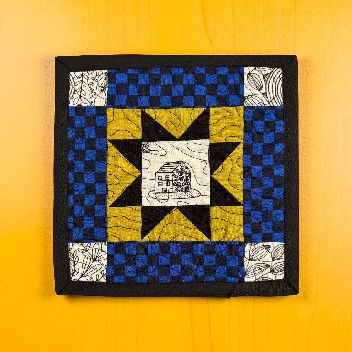 "Home is where the Ska is" Quilted Wall Hanging
