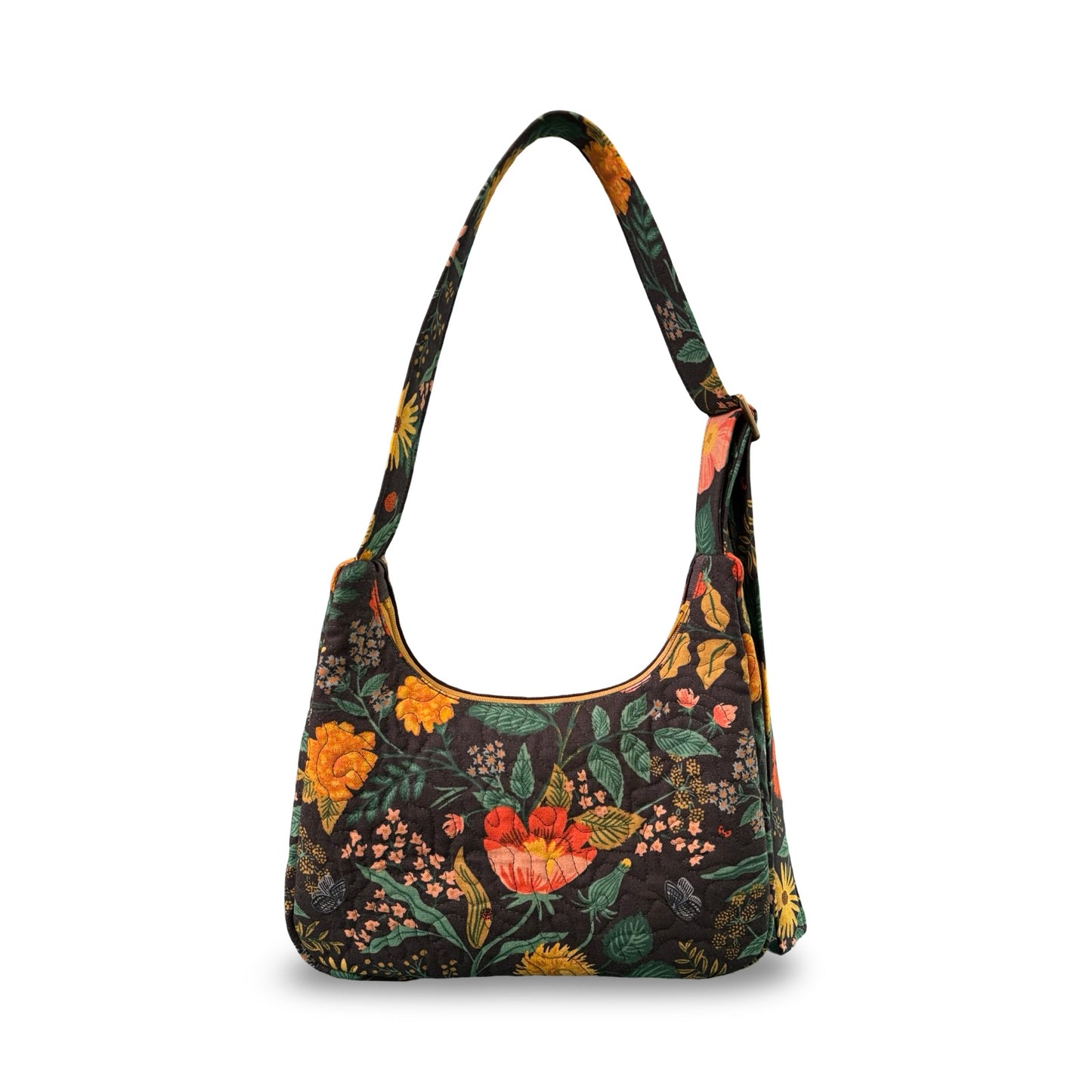 Strawberry Fields Crescent Bag