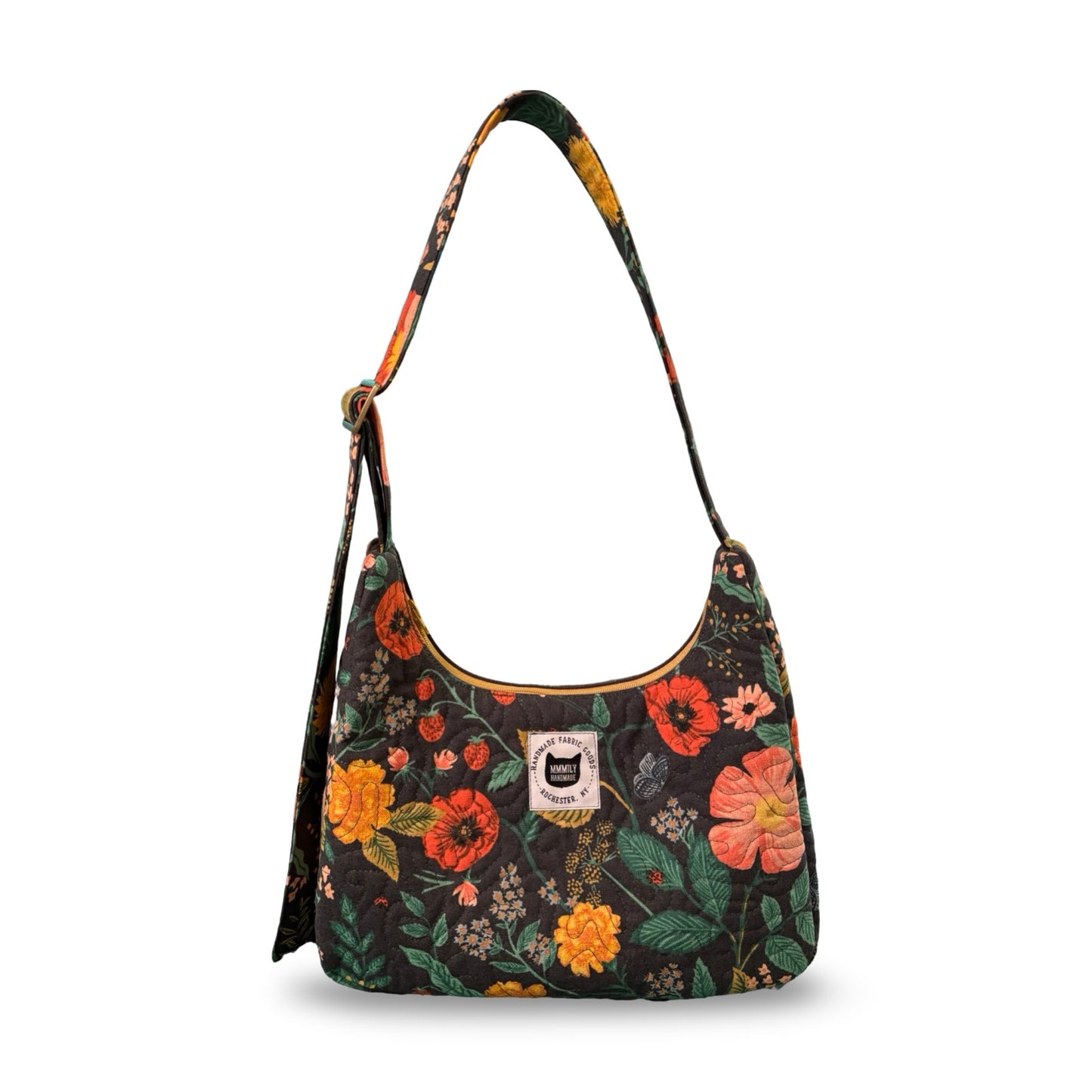 Strawberry Fields Crescent Bag