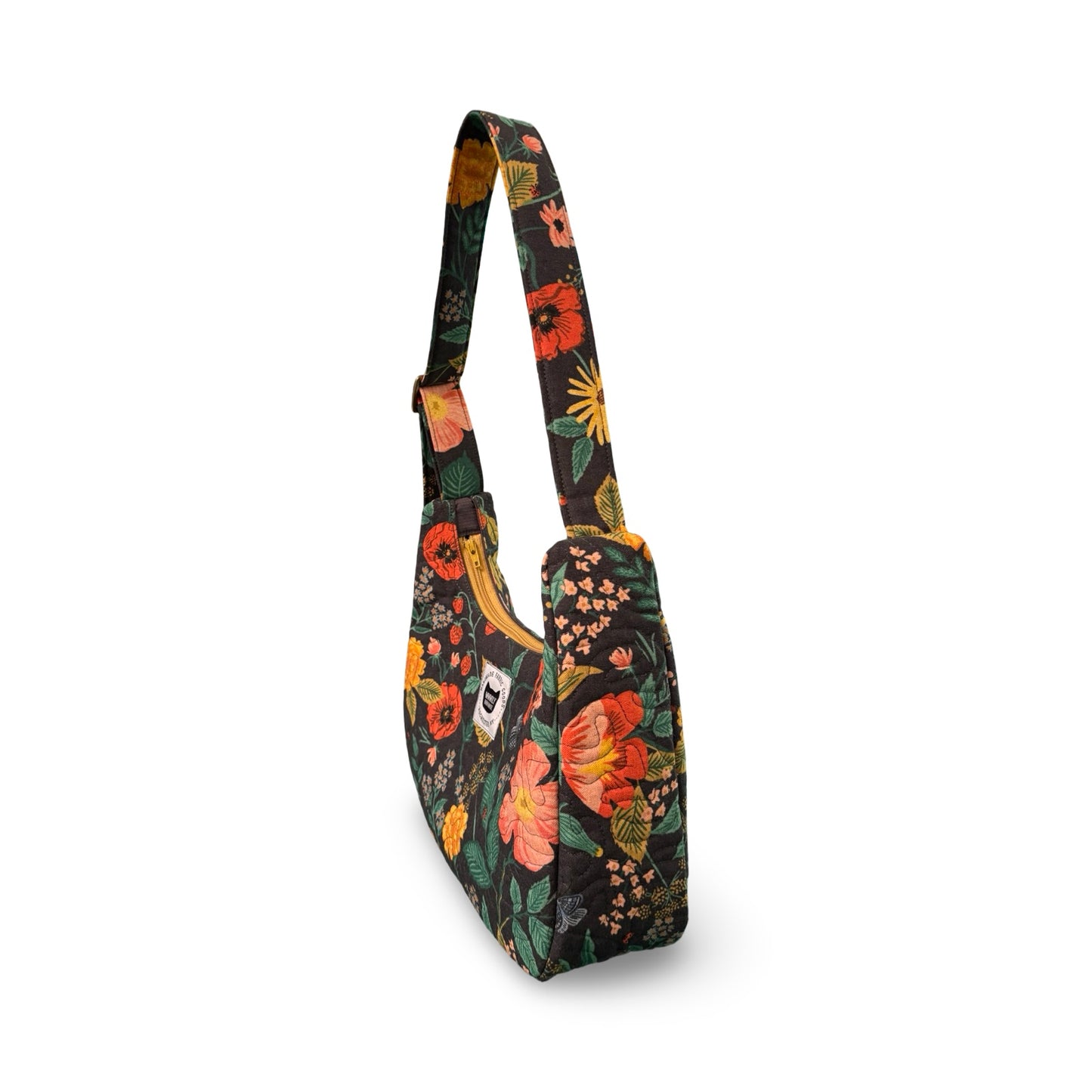 Strawberry Fields Crescent Bag