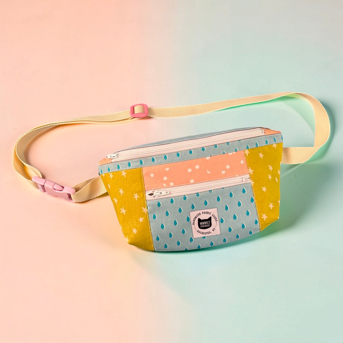 Pastel Color-block Fannypack