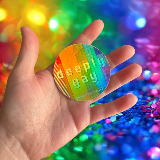 Deeply Gay Vinyl Sticker
